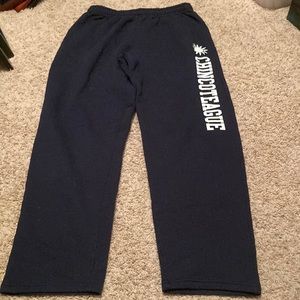 Blue Chincoteague sweatpants